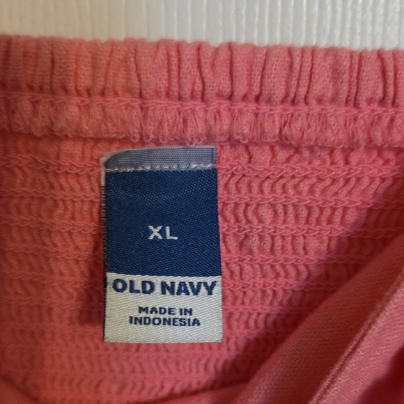 Old Navy Pink Mini Dress with Tie Straps - Picture 4 of 6